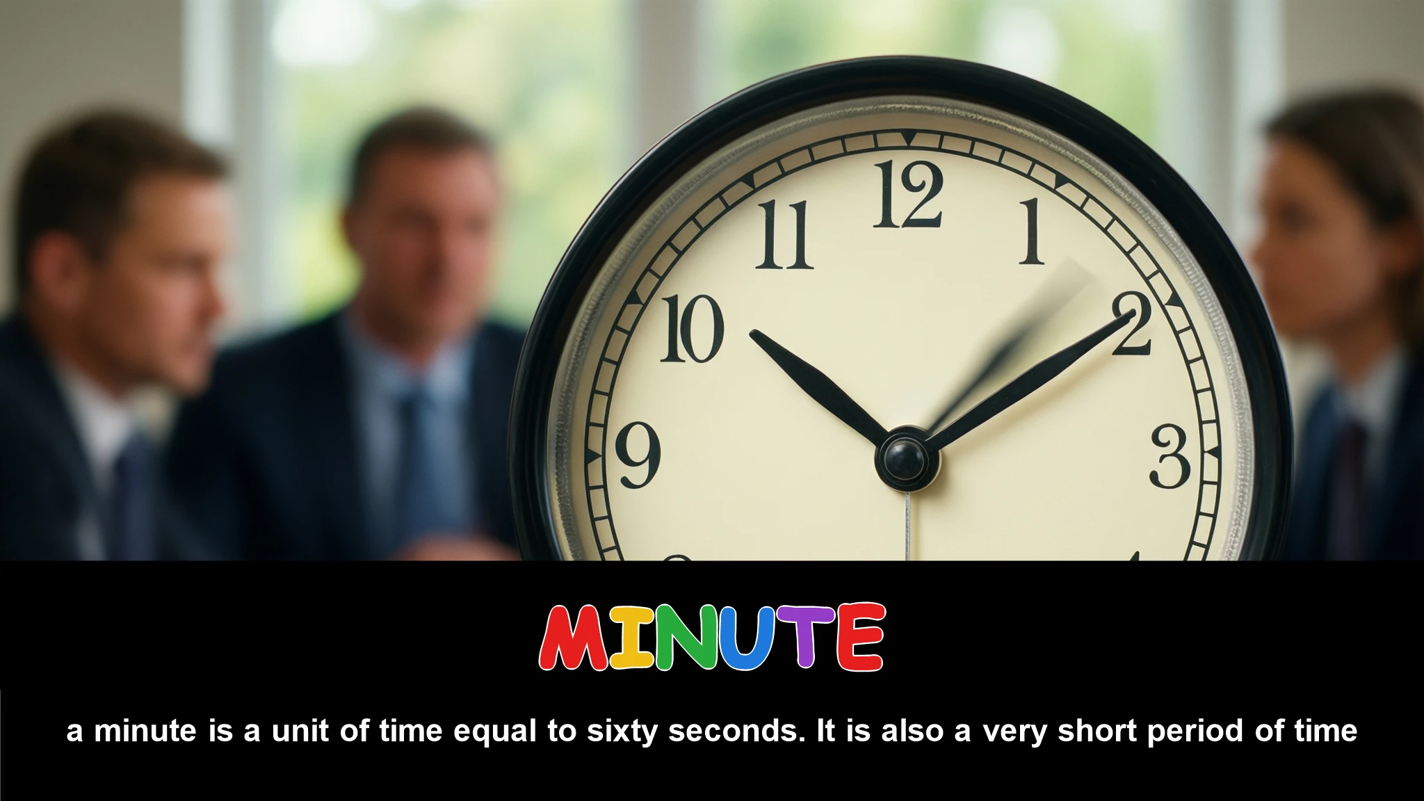 English Illustration for minute